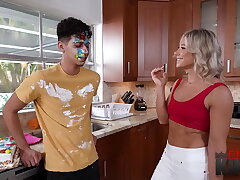 FilthyTaboo - Steaming Platinum-blonde Milf Lets Her Stepson Screw Her Good For Labor Day