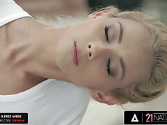 Twenty-one NATURALS - Blonde Natural Beauty Veronica Leal Puts A Hard Man sausage Inside Of Her Moist Vag