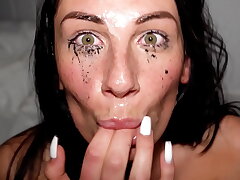Ginormous CUM LOADS ON TINY TEENS - Sperm Drenched Faces Compilation