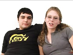 Dork watches his wifey get destroyed by a dark-hued monster beef whistle