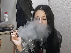 My fetish gf smokes and watches me have sex with another gal - Lesbian Illusion Girls