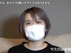 『マスクde本物素人』１０代、先月まで高●●！！、シルバー髪の新大学１年生に中出し種付け２連発、やっぱり、ピチピチです、『個人撮影』個撮オリジナル７９人目