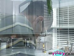 MILF Milks & Pokes Step-Nephew Who Jizzes Prematurely – Slender Huge