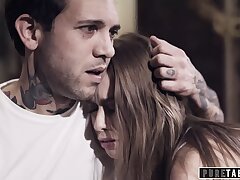 Unspoiled TABOO Stepbrother Catches His Sister-in-law Fucking Step-father