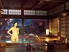Shower Piss Punishment. Nude reading. Asian bath.