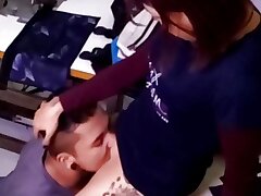 Alizz kat -At work My fabulous boss plumbs me for a payment increase - real camera