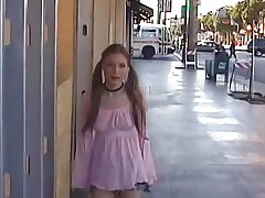 Horny tiny fuckslut gets her poon licked and fucked in her cage