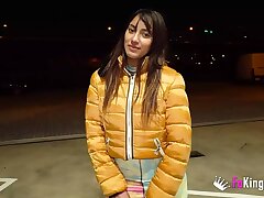 19 years senior Laitina and her PUBLIC EXPLOTIS at night!