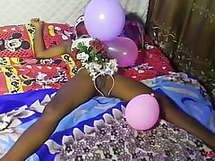 I presented my honeypot as a Christmas Bounty to surprise my Ex boyfriend, he fucked me real hard