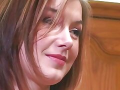 Dame gets creamed after sucking and railing stiffy in kitchen