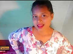 Hindi dirty talking duo eyeing porn videos and hard anal hookup to her gf
