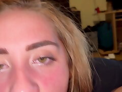 Very sloppy blowjob, fellatio and Throatpie