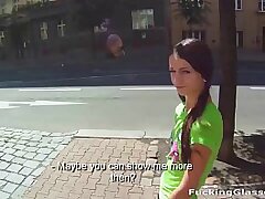 Point of view voyeur nailing Aimee Ryan