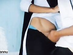 Desi pakistani school college girl leaked hookup MMS video in Hindi audio, Desi pak collage college girl hot romantic hookup in collage