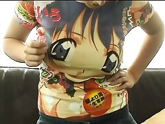 Brown-haired whore gives her muff a excited masturbation