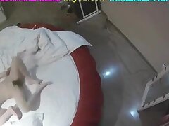 milky haired old fellow cheating in motel