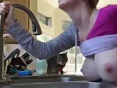 Tearing up Friend’s Wife in Kitchen