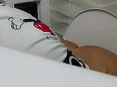 CATCHING MY STEPMOM'S BEAUTIFUL Bootie IN THE Douche