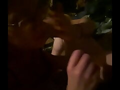 Cheating wifey deep-throats my chisel