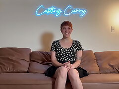 Audition Curvy: Good-sized Titty Art Mega-slut Tries Out For Porn