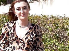 Scorching girl Tracy having a gonzo three-way