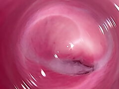 Camera deep inwards my creamy muff
