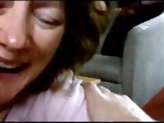 Mature wife providing a voluptuous blowjob and get facial cumshot