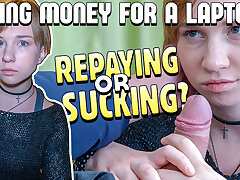 Debt4k. Poor woman Alice Klay loves splendid gadgets and pays