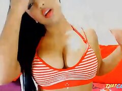 wondrous latina web cam chick