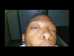 SOUNDS OF MY Throat WITH THAT COCK, pulsating cumshot!