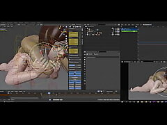 Mei's Foray first-ever 2H of work on Blender (The Cable Dude)