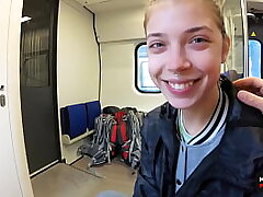Real Public Blowjob in the Teach &vert; Point of view Dt Internal ejaculation by MihaNika69 and MichaelFrost