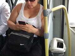 Cougar orbs juggling on the bus