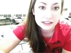 horny school schoolgirl gets weird