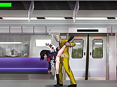 Undercover chick &vert;Stage 2&vert; Spy chick is caught and banged in the arse for an overcharge of spunk inside &vert; Anime porn Game Gameplay &vert;P2