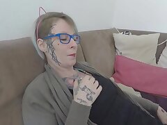 Outdoor fuckbox internal ejaculation on the neighbors car