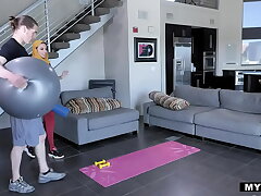 Muslim Cougar Keeps Her Body Fir And Her Trainer Takes Advantage- Anissa Kate