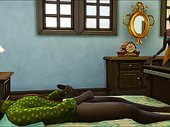 Indian stepmom catches her son masturbating in his guest room before the examination and helps him to deport stress so he can pass the examination