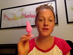 Ass-fuck Butt Cork Review Vid   How to Use The Kinky Candy Heart Butt Plugs