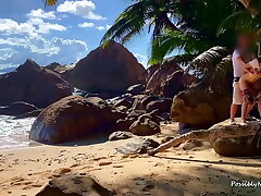 Sandy Beaches and Adorable Stunners Pulverized In Public Nature