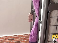 Faux Hostel Fantastic lil' Brazilian nails a big boner while friend s.