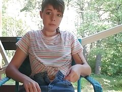 Milking on the deck