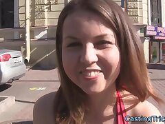 European sweetheart smashed at faux audition