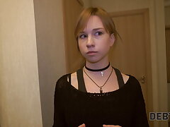 Debt4k. Uber-cute sandy-haired Alice Klay should suck and ride rod