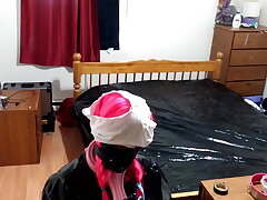 Sissy Maids Self Restrain bondage Fun.....06-06-2020