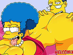 Plowing the super-hot neighbor! The neighbor's love - The Simptoons