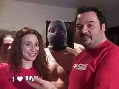 PremiumBukkake - Roma Amore swallows 75 huge mouthhole cum-shots