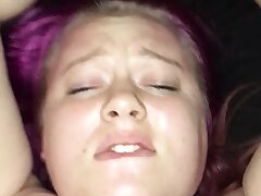 Gimp c25w being choked while manacled and drilled to ejaculation