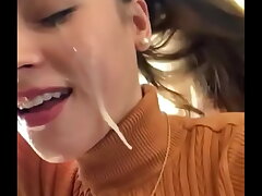 The definition of facial cumshot