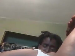 Big dark-hued cock eats her dark-hued fuckbox